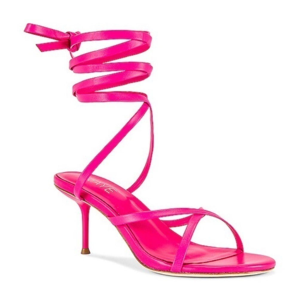 RAYE Schay Heel in Neon Pink Size 8.5